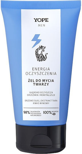Yope Men Wood Face Wash Gel Men Cleansing Energy 150ml
