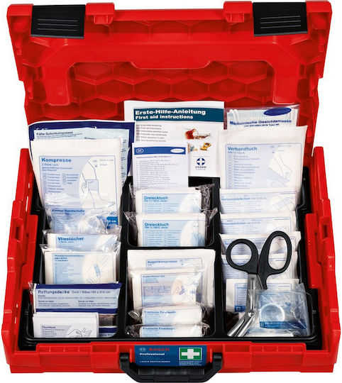 Bosch Plastic First Aid Box with Equipment