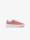 Lacoste Carnaby Γυναικεία Sneakers Pink / White