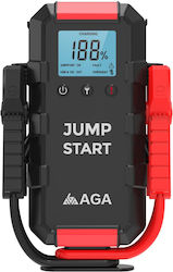 AGA AJ08Β Φορητός Εκκινητής Μπαταρίας Αυτοκινήτου 12V με Power Bank / USB / Φακό