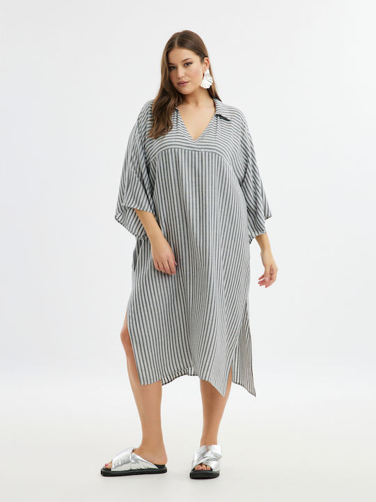 Mat Fashion Dress striped