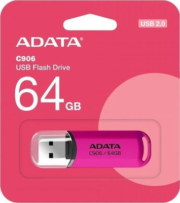 Adata C906 64GB USB 2.0 Stick Pink