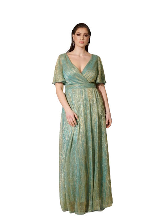 Kalliope Maxi Kleid Wickel Grün