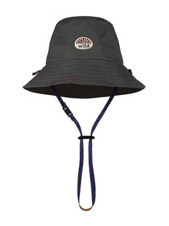 Buff Kids' Hat Bucket Fabric Play Booney Gray