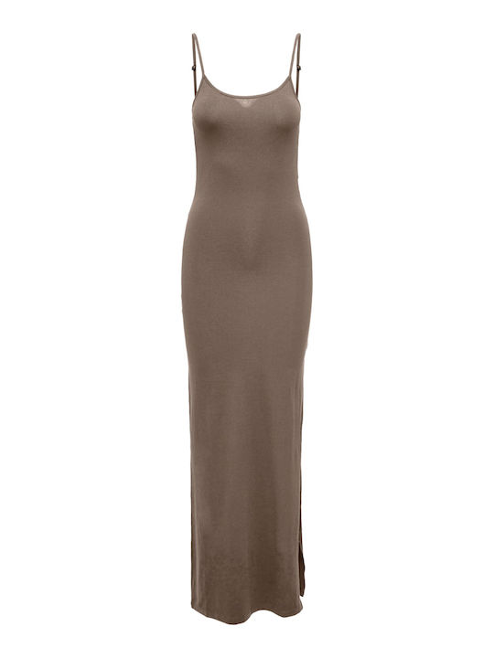 Only Life Maxi Dress Walnut Brown