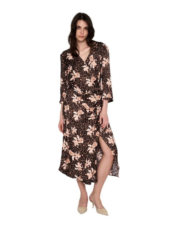 Ale - The Non Usual Casual Rochie cu Slit Floral