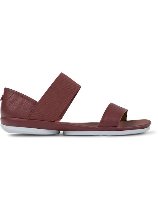 Camper Leather Women's Sandals Red