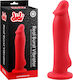 Echter Burst Vibrator 8 Vibrationsmodi Flüssiges Silikon USB Rot