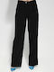 Γυναικεία Ψηλόμεση Παντελόνα Μαύρο