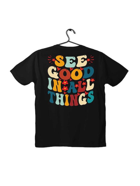 Sol's Good T-shirt Black Cotton