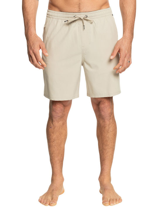 Quiksilver Taxer Amphibian 18 Men's Swimwear Shorts Ecru