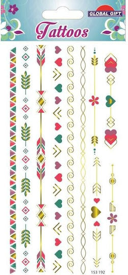 Ttg Temporary Tatoos 9x15cm 153192 Global Gift
