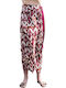 Μιντι Κρουαζε Φουστα Aggel Knitwear Fuchsia