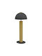 Inart Cableler Floor Lamp H114xW46cm. with Socket for Bulb E27 Black
