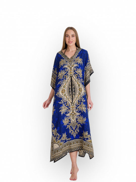 Caftan pentru femei 661 Albastru Raf