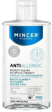 Mincer Pharma Antiallergic Soothing Facial Cleansing Oil Against Redness No.1110 150ml