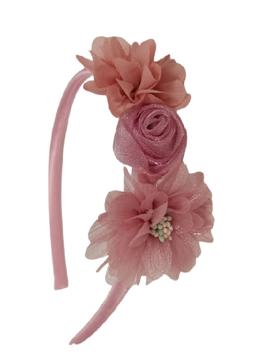 Elecool Детска Стека За Коса Flowers С Цвете Розова