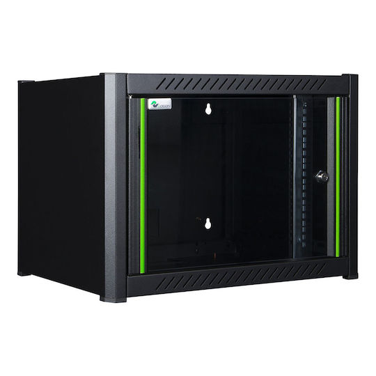 Lanview Montat pe perete Cabină Rack 6U 60x45x38cm Negru RWM06U45BL