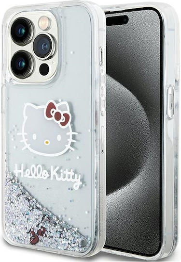 Hello Kitty Back Cover Πλαστικό Ασημί (iPhone 14 Pro Max)