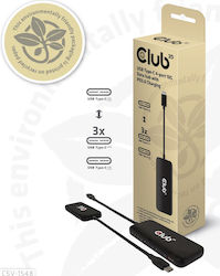 Club3D USB Hub 4 Θυρών (USB-C) CSV-1548 Club3D USB Hub 4 Θυρών (USB-C) CSV-1548