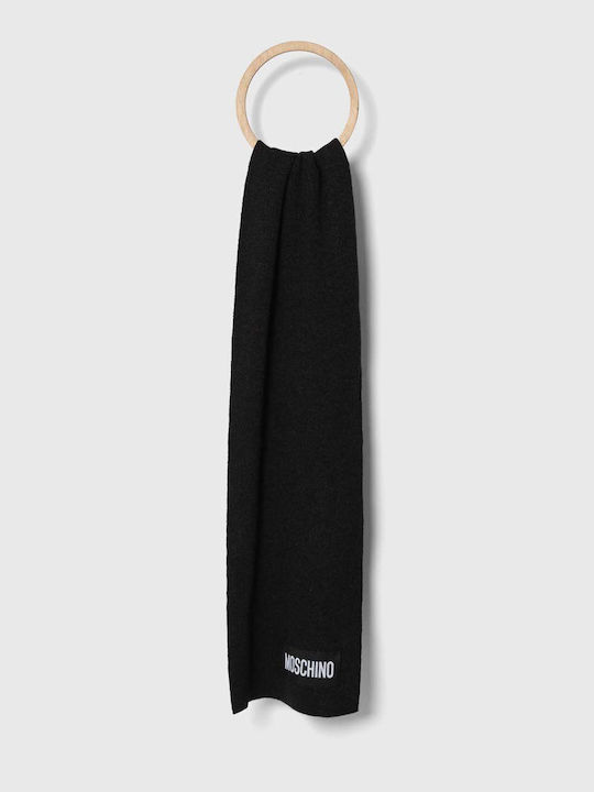 Moschino Women's Cashmere Scarf Black