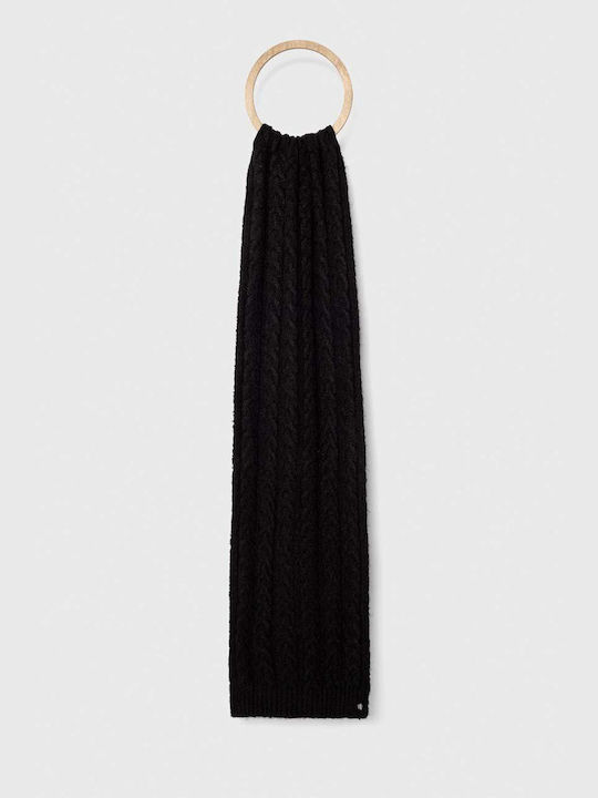 Ralph Lauren Women's Wool Scarf Black