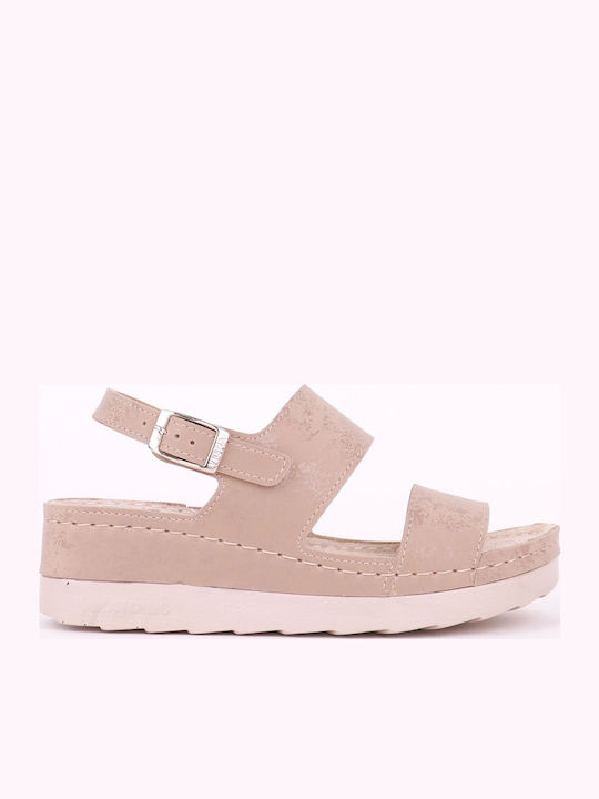 Comfort Way Shoes Anatomic Σανδάλια Beige