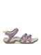 Tirra Women's Flat Sandals Sporty in Purple Color