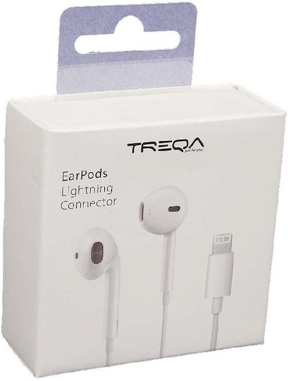 Treqa 44142 Безжични Стерео с жак Lightning Бял