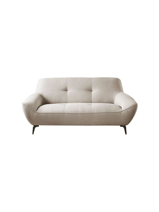 Pedro Two-Seater Fabric Sofa Mixed Beige 169x92cm