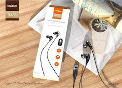 Moxom MX-EP37 In-ear Handsfree Ακουστικά με Βύσμα USB-C