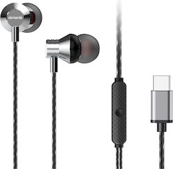 Aiwa Estm-50usb In-Ear Freisprecheinrichtung Kopfhörer mit Stecker USB-C Silber Aiwa Estm-50usb In-Ear Freisprecheinrichtung Kopfhörer mit Stecker USB-C Silber