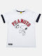 Kids Top Short-sleeved White Snoopy