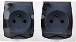 Ospel Madera Double Waterproof Transparent Powe...