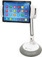 Techly Desk Stand for Mobile in White color ICA-TBL165