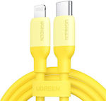 Ugreen Braided USB-C to Lightning Cable Yellow 1m