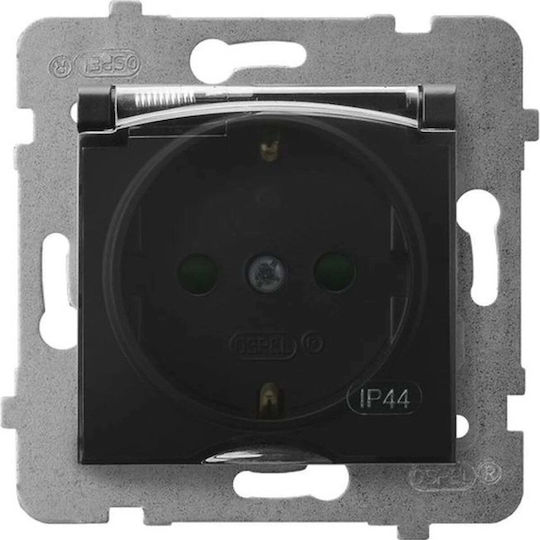 Ospel Single Power Socket Waterproof Transparent