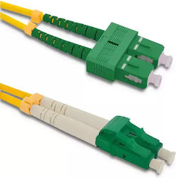 Qoltec 54037 Οπτική Ίνα SC/APC-LC/APC 3m Κίτρινη Qoltec 54037 Οπτική Ίνα SC/APC-LC/APC 3m Κίτρινη