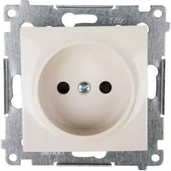 Kontakt-Simon Power Socket Ecru 1pcs