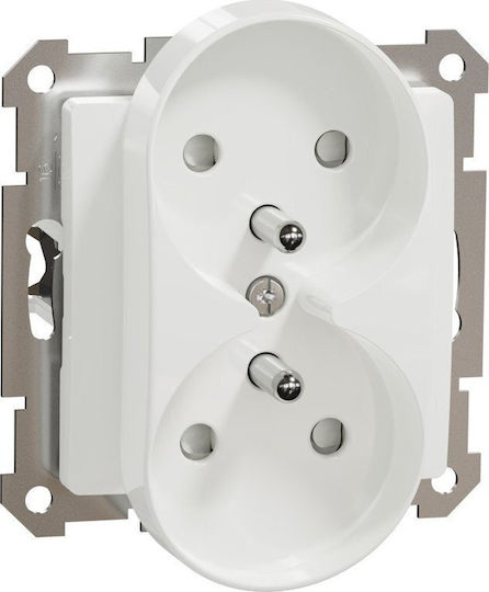 Schneider Electric Power Socket White 1pcs