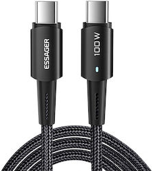 Essager USB 2.0 USB-C male - USB-C 100W 1m (EXCTT1-CG01)