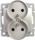Kanlux Power Socket Silver 1pcs