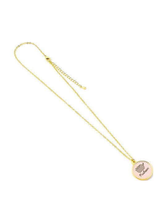 The Carat Shop Κολιέ Όνομα με Ροζ Επιχρύσωση Ροζ