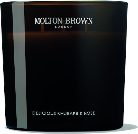 Delicious Rhubarb & Rose Luxury Candle 600gr