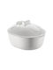 Cutie pentru Mâncare Plastic Alb 32.3x25.3cm 1buc