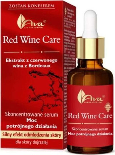 Ser concentrat de îngrijire cu vin roșu Ava Laboratorium pentru ten matur 30ml