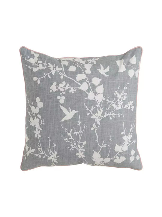 Ixia Regal Sofa Cushion Made of 100% Cotton Gray Beiges 40x40cm