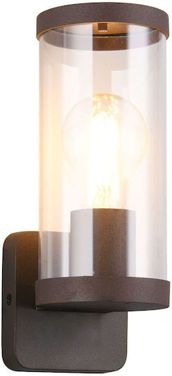 Trio Lighting Μοντέρνο Φωτιστικό Τοίχου με Ντουί E27 Μπεζ 9x9x9εκ.