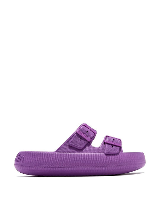 D.Franklin Women's Flip Flops Purple