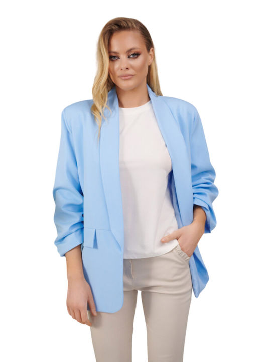 Bellona Women's Blazer Light Blue